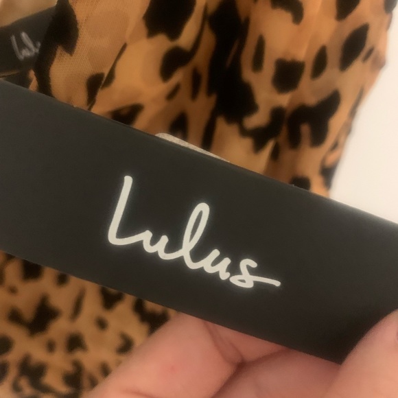 NWT Lulus leopard dress - Picture 4 of 6